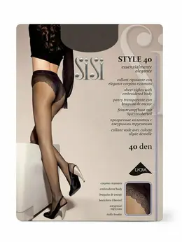 Колготки с ажурными трусиками, 40 den Колготки с ажурными трусиками, 40 den