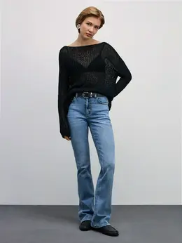 Джинсы bootcut со средней посадкой Джинсы bootcut со средней посадкой