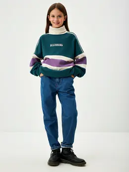 Джинсы Paperbag fit для девочек Джинсы Paperbag fit для девочек