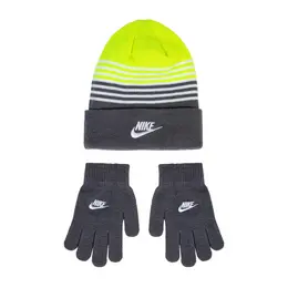 Шапка и перчатки Nan Striped Beanie & Glves Set