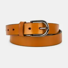 150313P-22623-25 Ремень женский Ralf Ringer ,натур.кожа,115х2,8,рыжий