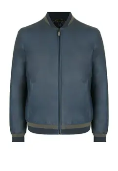 Бомбер кожаный ZILLI