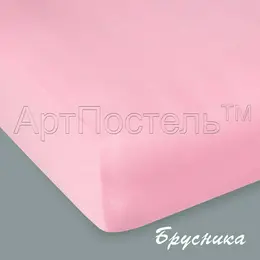 Простыня "На резинке Брусника" р. 160х200 Простыня "На резинке Брусника" р. 160х200