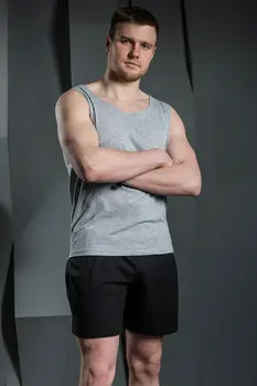 Муж. шорты "арт. 19-0419 Черный" р. 50 Муж. шорты "арт. 19-0419 Черный" р. 50