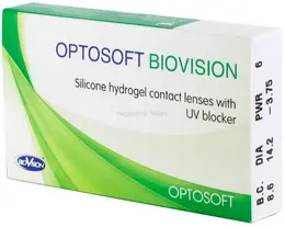 Контактные линзы Optosoft Biovision 6 линз Контактные линзы Optosoft Biovision 6 линз