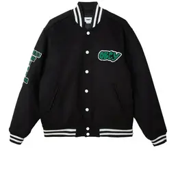 Куртка OBEY Roll Call Varsity Jacket Black Куртка OBEY Roll Call Varsity Jacket Black