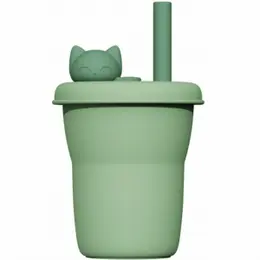Силиконовый стакан Jordan Judy Silicone Сup Kitten 480 ml Green (KT054)