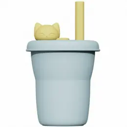 Силиконовый стакан Jordan Judy Silicone Сup Kitten 480 ml Blue (KT054)