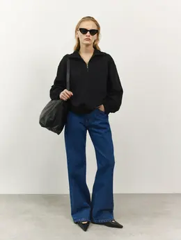 Джинсы прямые со средней посадкой Джинсы прямые со средней посадкой