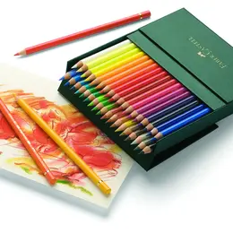 Набор карандашей цветных Faber-castell "Polychromos" 36 шт проф-ные в пластиковой коробке Набор карандашей цветных Faber-castell "Polychromos" 36 шт проф-ные в пластиковой коробке