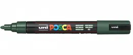 Маркер UNI "POSCA" PC-5M, 1,8-2,5 мм, наконечник пулевидный, цвет английский зеленый