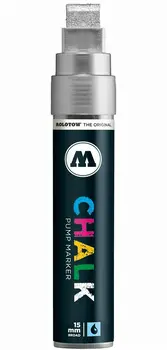 Маркер меловой Molotow "CHALK" 15 мм металлик