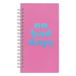 Записная книжка MESHU "No bad days" 95*175 мм 96 л, матовая ламинация, выборочный УФ-лак