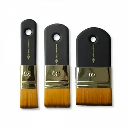 Кисть-флейц синтетика №80 Гамма, короткая ручка