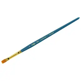 Кисть синтетика №6 плоская Гамма "Галерея" короткая ручка