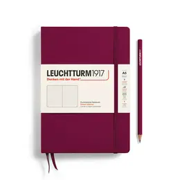 Записная книжка в точку Leuchtturm A5 251 стр., твердая обложка тихоокеанский зеленый