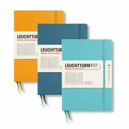 Записная книжка в линейку Leuchtturm Rising Colours А5 251 стр., твердая обложка теплый желтый