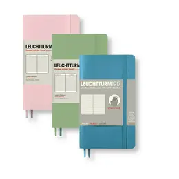 Записная книжка в линейку Leuchtturm Pocket A6 123 стр., мягкая обложка