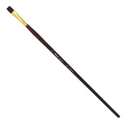 Кисть синтетика №6 плоская Pinax "Creative 684" жесткая, длинная ручка