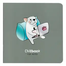 Записная книжка без линовки на скрепке MESHU "Chillbook" 170*170 мм 40 л 80 г