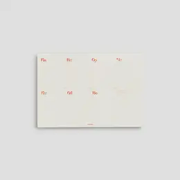 Настольный планировщик FALAFEL BOOKS А4 Heart buttons