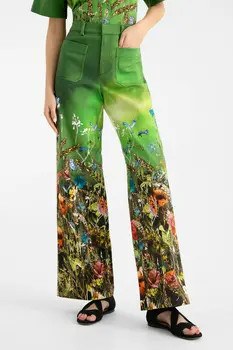 Брюки Dior С Цветочный Принтом Брюки Dior С Цветочный Принтом