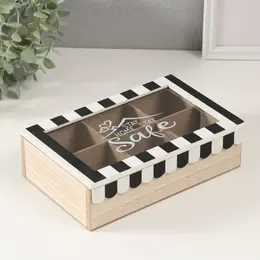 Шкатулка для чая с делениями Шкатулка для чая с делениями