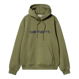 Худи CARHARTT WIP Hooded Carhartt Sweat SS24 Capulet / Aura Худи CARHARTT WIP Hooded Carhartt Sweat SS24 Capulet / Aura