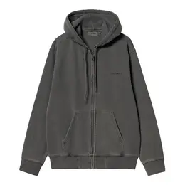 Худи CARHARTT WIP Hooded Duster Script Jacket SS24 Black (Garment Dyed) Худи CARHARTT WIP Hooded Duster Script Jacket SS24 Black (Garment Dyed)