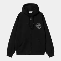 Худи CARHARTT WIP Hooded Blaze Jacket SS24 Black / Wax Худи CARHARTT WIP Hooded Blaze Jacket SS24 Black / Wax