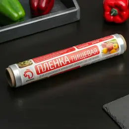 Пленка пищевая доляна, 30 см × 200 м, 8 мкм, цвет белый Пленка пищевая доляна, 30 см × 200 м, 8 мкм, цвет белый