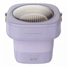 Портативная складная стиральная машина Xiaomi Daewoo Portable Washing Machine Purple (FM01)