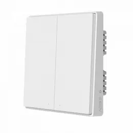 Умный выключатель Xiaomi Aqara Smart Wall Switch D1 (Двойной без нулевой линии) White (QBKG22LM)