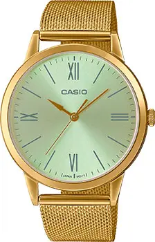 Японские наручные  мужские часы Casio MTP-E600MG-9B. Коллекция Analog