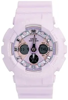 Японские наручные  женские часы Casio BA-130WP-6A. Коллекция Baby-G