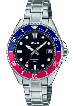 Японские наручные  мужские часы Casio MDV-10D-1A3. Коллекция Analog