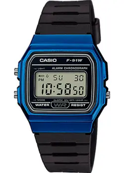 Японские наручные  мужские часы Casio F-91WM-2A. Коллекция Vintage