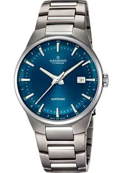 Швейцарские наручные  мужские часы Candino C4605.3. Коллекция Titanium