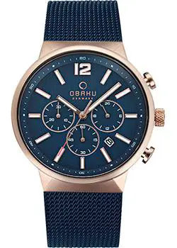 fashion наручные мужские часы Obaku V180GCVLML. Коллекция Mesh fashion наручные мужские часы Obaku V180GCVLML. Коллекция Mesh
