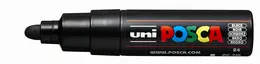 Маркер UNI "POSCA" PC-7M, 4,5-5,5 мм, наконечник пулевидный, цвет черный