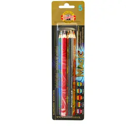 Набор карандашей с многоцветным грифелем Koh-I-Noor "Magic America. Original. Fire. Tropical. Neon"