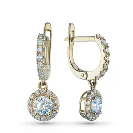 Серьги из желтого золота э0312сг12231252