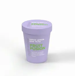 Скраб-джем для тела FRUIT FUSION,стакан 250г CAFE MIMI COLOURS