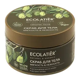 ECOLATIER GREEN Organic olive Скраб для тела Мягкость & Нежность, 300г ECOLATIER GREEN Organic olive Скраб для тела Мягкость & Нежность, 300г
