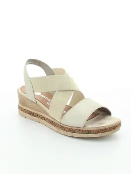 Босоножки Remonte женские летние, размер 40, цвет бежевый, артикул D3066-90