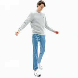 Мужские брюки Lacoste Slim Fit из смеси хлопка и льна Мужские брюки Lacoste Slim Fit из смеси хлопка и льна