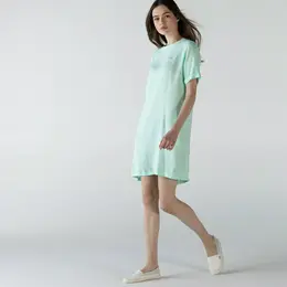 Женское платье Lacoste с круглым воротом