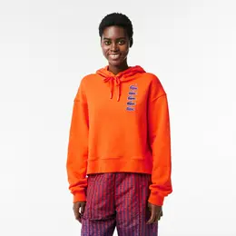 Женская толстовка Lacoste Loose Fit с капюшоном Женская толстовка Lacoste Loose Fit с капюшоном
