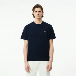 Мужская хлопковая футболка Lacoste с коротким рукавом