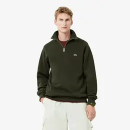 Мужская толстовка Lacoste на молнии с высоким воротом Мужская толстовка Lacoste на молнии с высоким воротом